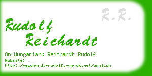 rudolf reichardt business card